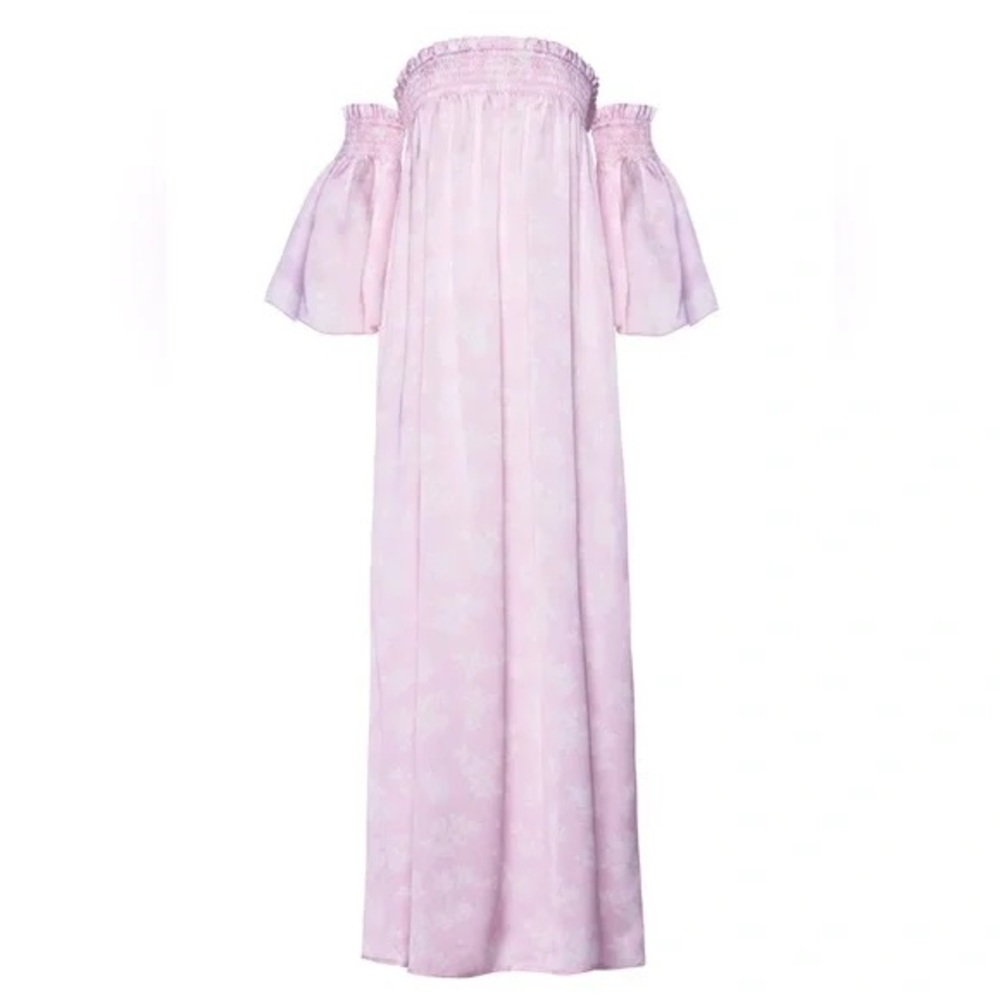 Selkie x Maison Amory Countryside Dress In Lavender Ice Roses